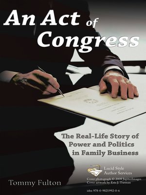 cover image of An Act of Congress